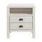 Alaterre Furniture Arden 2-Drawer Wood Nightstand, Driftwood White ANAN0131 - alternate 5